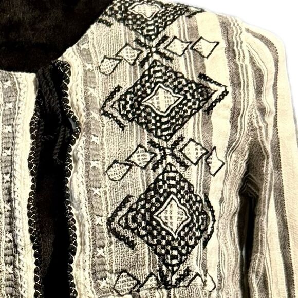 Lucky brand, live in love Womens XS open front tie cardigan - Picture 4 of 6